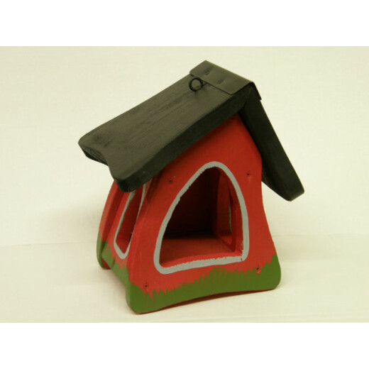 Vogelhaus Futterhaus mini rot